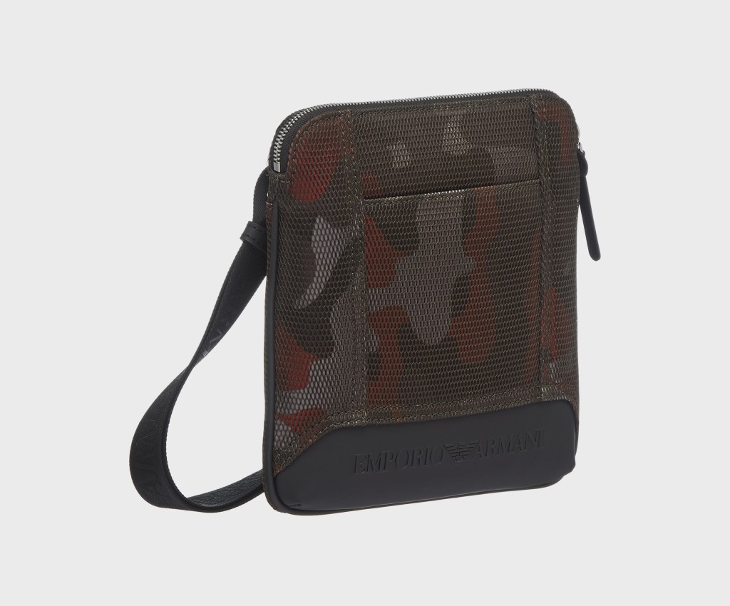 Camouflage Flat Shoulder Bag